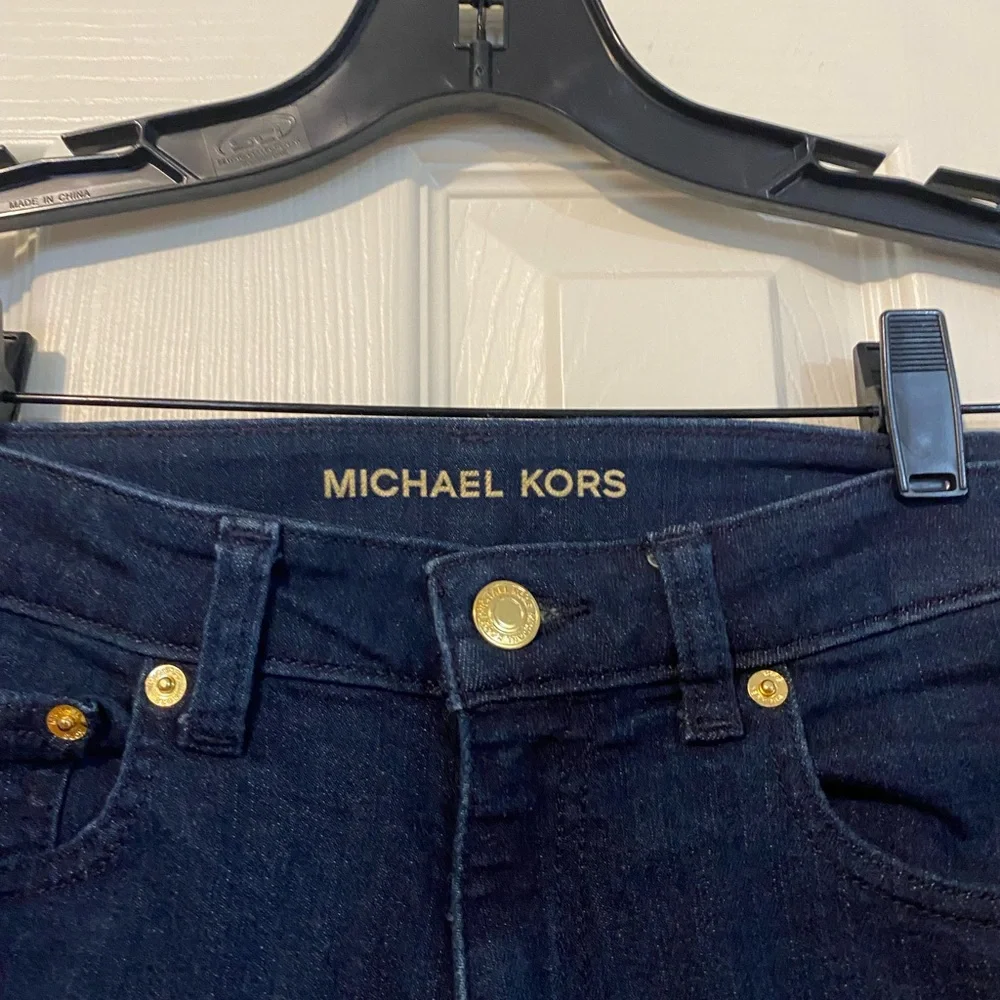 Michael Kors High Rise Skinny Jeans Dark Wash 6